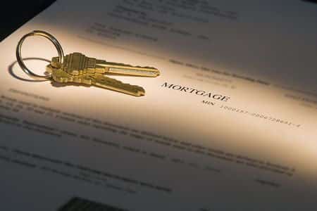 Mortgage with keys